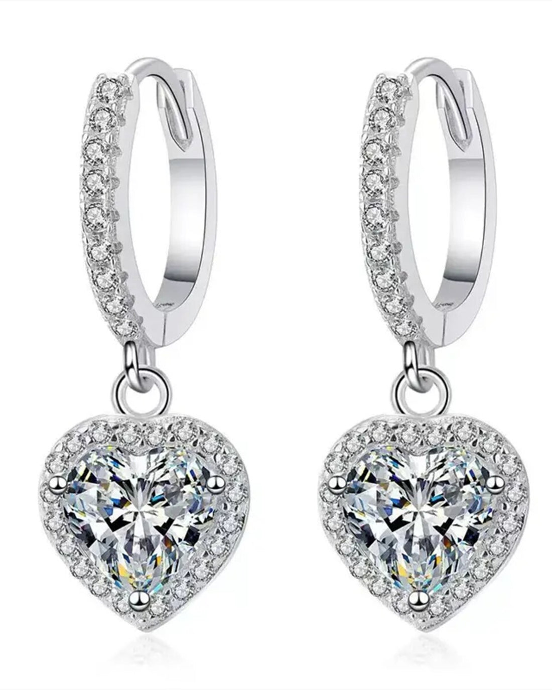 Ohrstecker „Coeur Classic“ (Herz 1,0 ct x2)