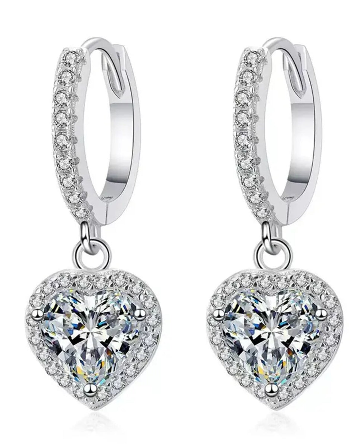 Ohrstecker „Coeur Classic“ (Herz 1,0 ct x2)