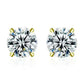 Moissanit Ohrstecker „Solitaire“ 1ct