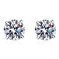 Moissanit Ohrstecker „Solitaire“ 1ct
