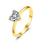 Moissanit-Solitärring „Herzlicht“ (1 ct) – Herzschliff