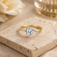 Moissanit-Solitärring „Herzlicht“ (1 ct) – Herzschliff