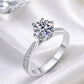 Ring „Lichtversprechen“ – Moissanit-Solitär, 925 Sterling Silber