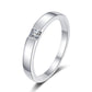 Ring „Klarversprechen“ – Moissanit-Solitär, 925 Sterling Silber