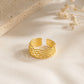 Ring „Wellengeflecht“ – verstellbar