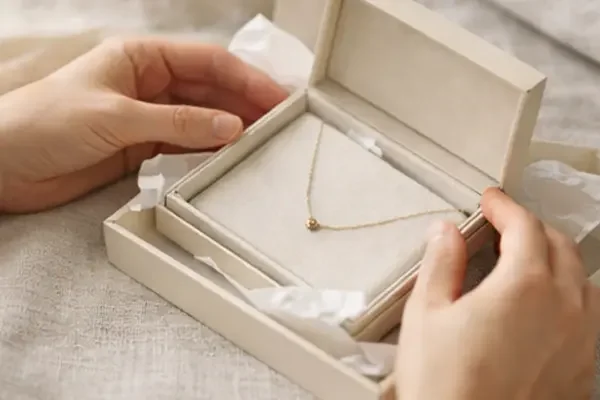 Staufergold - Über Uns: Schmuck bewundern - Schmuckschachtel