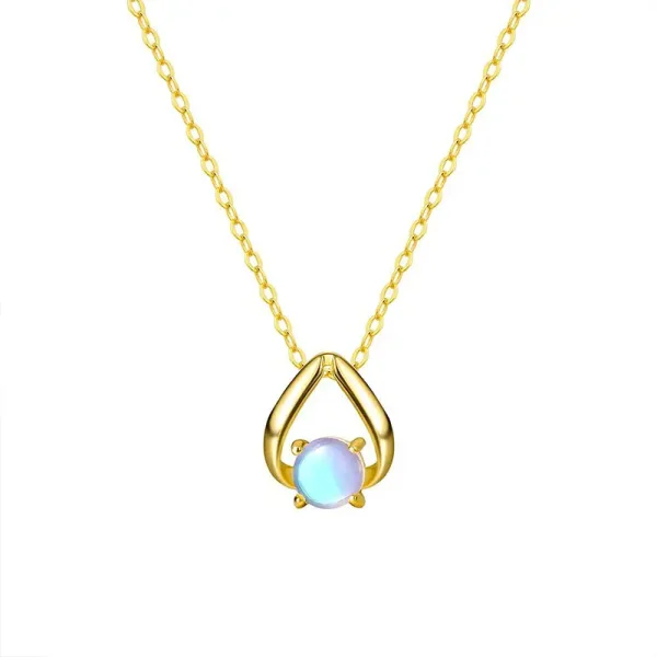 Opal Halskette „Aurora Drop“