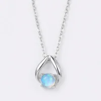 Opal Halskette „Aurora Drop“
