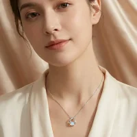 Opal Halskette „Aurora Drop“