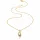 Moissanit Halskette Swing – Eleganz in Bewegung Gold