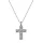 Moissanit Kreuzanhänger „Lumina Cross“ – 3 ct Silber