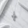 Moissanit Kreuzanhänger „Lumina Cross“ – 3 ct Silber
