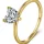 Moissanit-Solitärring „Herzlicht“ (1 ct) – Herzschliff