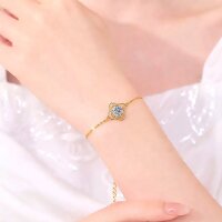 Moissanit Armband „Single Stone“ 1 ct
