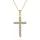 Moissanit-Anhänger Kreuz 1,2ct
