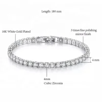 Tennisarmband „Crystal Line“