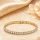 Tennisarmband „Crystal Line“ Gold
