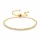 Armband „Lichtspur“ – verstellbares Tennisarmband in Gold
