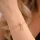 Armband „Lichtspur“ – verstellbares Tennisarmband in Gold