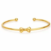 Armreif „Schleifenfein“ – offenes...