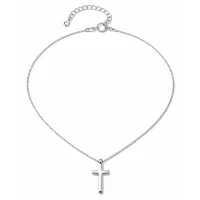 Kette „Kreuzruhe“ – Venezianerkette mit schlichtem Kreuz-Anhänger – Silber