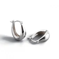 Creolen „Goldtropfen“ – voluminös, glatt, elegant