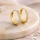 Creolen „Glitzerrand“ – zartes Zirkonia-Pavé, elegant Gold