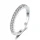 Ring „Lichtkranz“ – zarter Pavé-Halbkranz, fein funkelnd – Silber