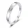 Ring „Klarversprechen“ – minimalistischer Solitär mit eckigem Stein – Silber