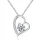 Kette „Herzstern“ – Herzanhänger mit Zirkonia-Mittelstein & Pavé-Linie – Silber