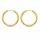 Creolen „Feinglanz“ – klassisch rund, 23 mm, clean