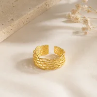 Ring „Wellengeflecht“ – verstellbar