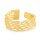 Ring „Wellengeflecht“ – verstellbar Gold