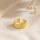 Ring „Wellengeflecht“ – verstellbar Gold