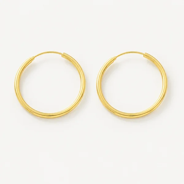 Creolen „Alltagsglanz“ – 30 mm