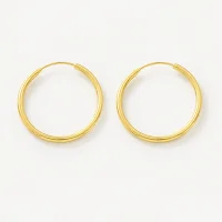 Creolen „Alltagsglanz“ – 30 mm