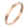 Armreif „Pure“ – Minimalistischer Edelstahl-Bangle Rosé