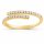 Ring „Lichtbogen“ – offenes Wrap-Design mit Zirkonia-Reihen