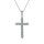 Moissanit-Anhänger Kreuz 1,2ct