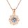 Moissanit Halskette „Eleganter Solitär“ 1 ct