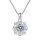 Moissanit Halskette „Eleganter Solitär“ 1 ct